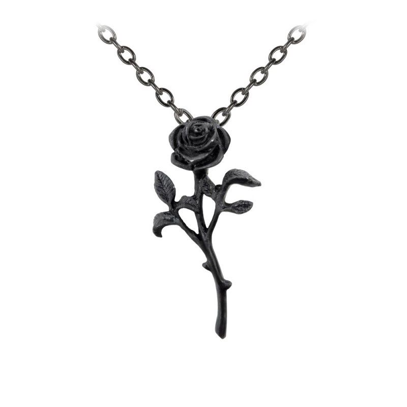 Collier Romance Of The Black Rose [P695]