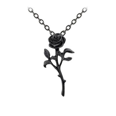 Collier Romance Of The Black Rose [P695]