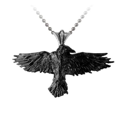 Collier Black Raven [P193]