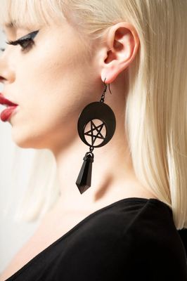 Crescent Charm Earrings