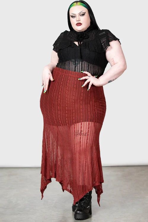 Juliet&#39;s Betrayal Skirt [RED] [PLUS]