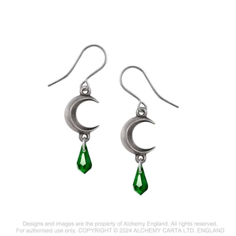 Tears Of The Moon Earrings [E477G] [GREEN]