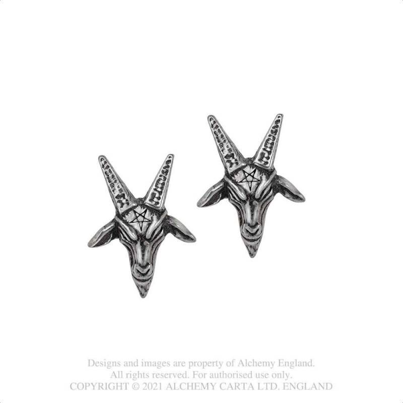 Baphomet Earrings [E449]