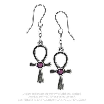 Ankh of Osiris Earrings [E372]