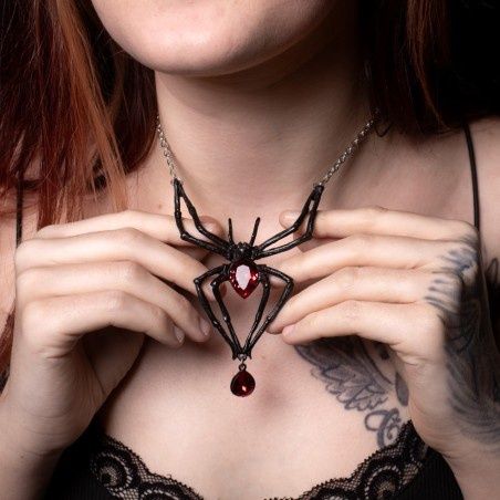 Collier Black Widow [P432B]