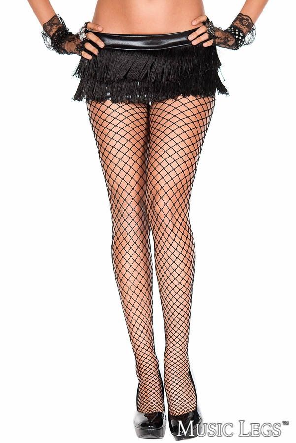 Bas Collants Fishnet Mini Diamond Net Spandex NOIR / 9030