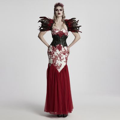 Robe WQ-859 [ROUGE / BLANC]