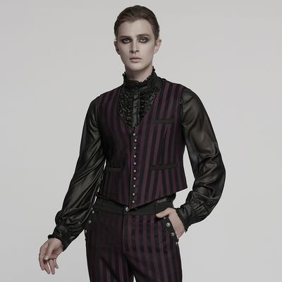 Gilet WY-718 [NOIR / ROUGE]