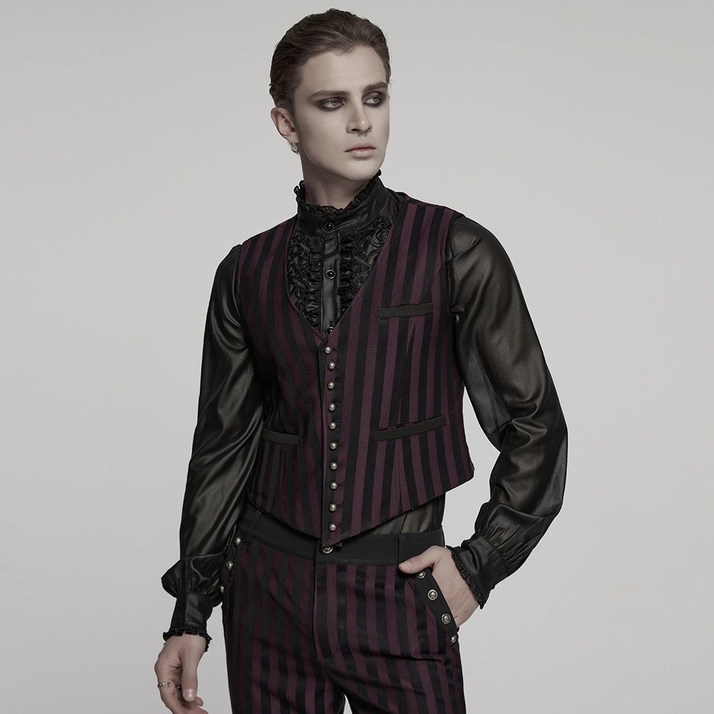 Gilet WY-718 [NOIR / ROUGE] [PLUS]