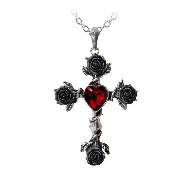 Collier Black Rosifix [P758]