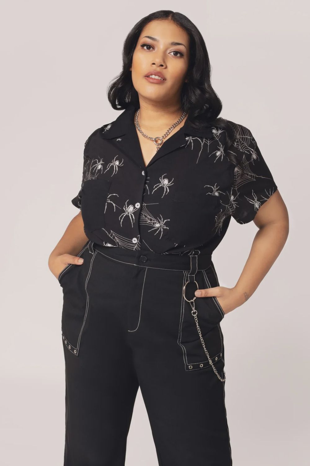 Grungy Spider Shirt [PLUS]