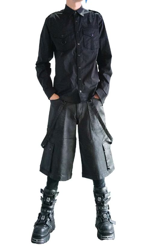 Chemise Black Ops Military [LS-218G]