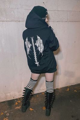 Veste Hoodie Demon Wings Unisexe