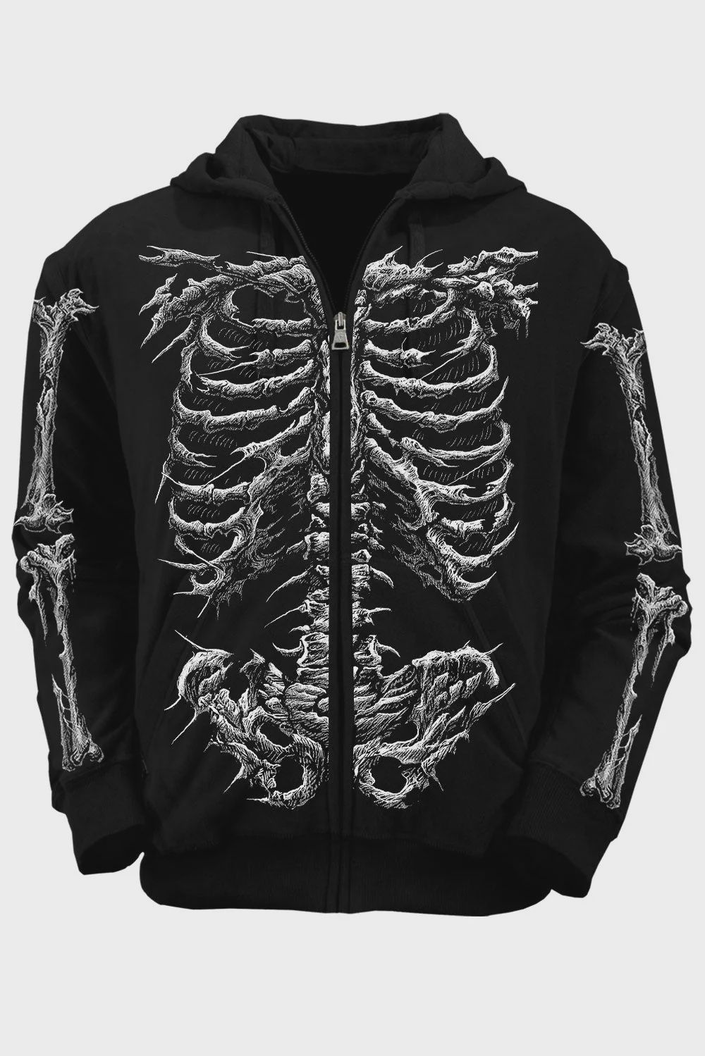 Veste Hoodie Dead Inside Skeleton Unisexe [PLUS]