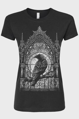 T-Shirt Cathedral Crow Femme