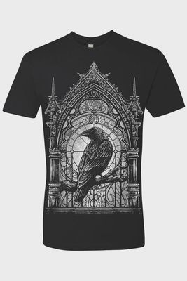 T-Shirt Cathedral Crow Homme