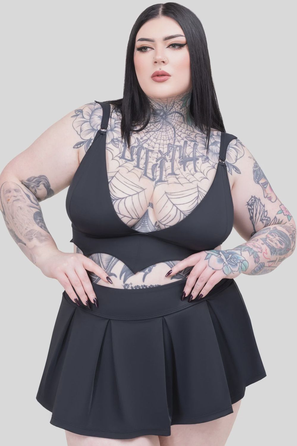 Black Bay Beach Skirt [PLUS]