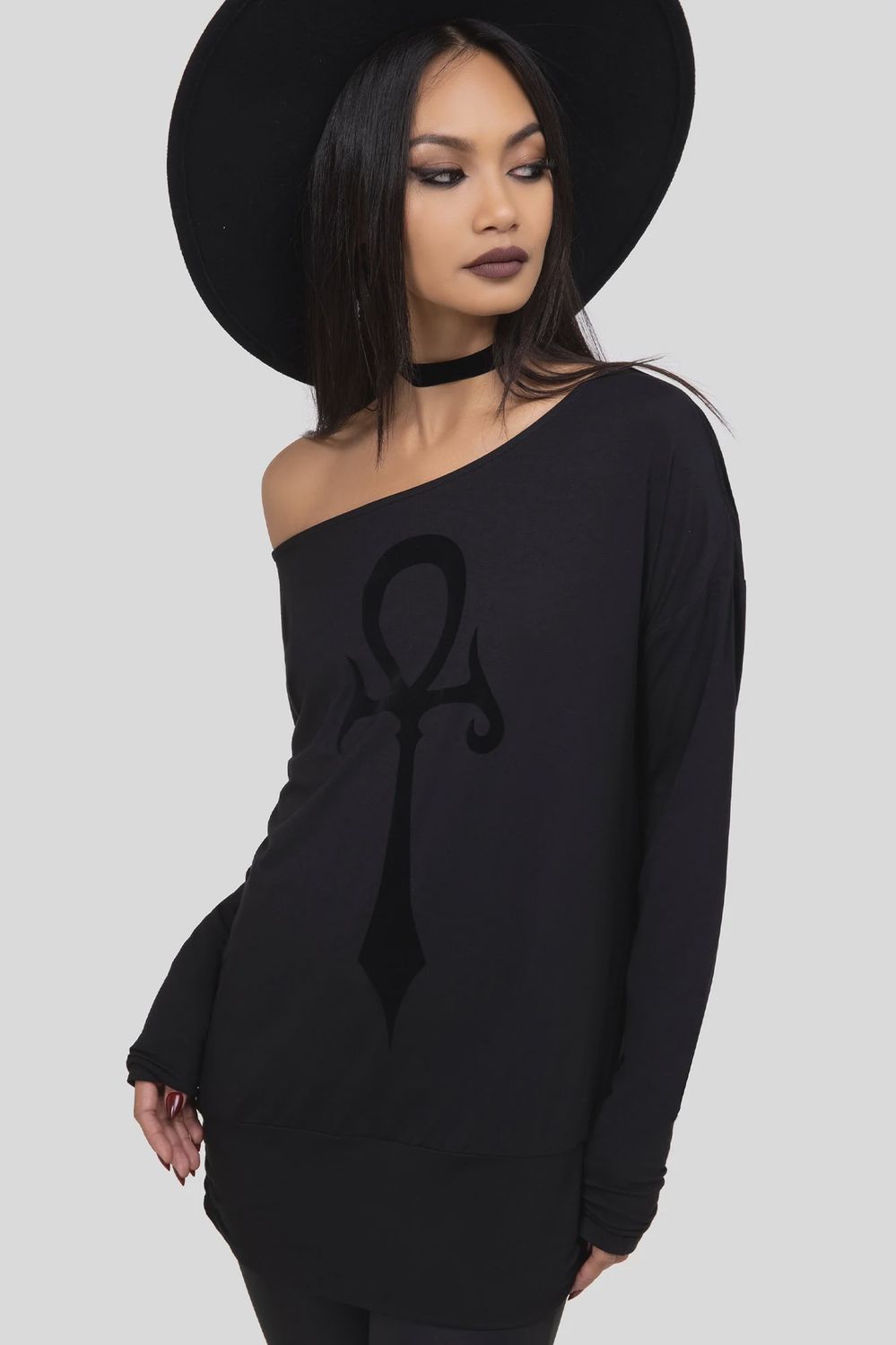 Satanic Omen Long Sleeve Top