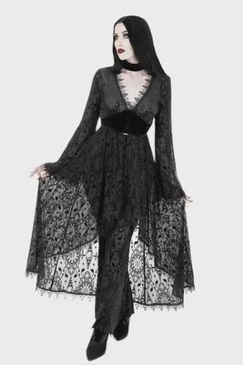 Peignoir Dark Angel Burnout