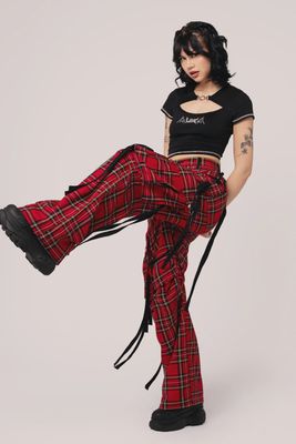 Pantalons Nihilist [TARTAN ROUGE]