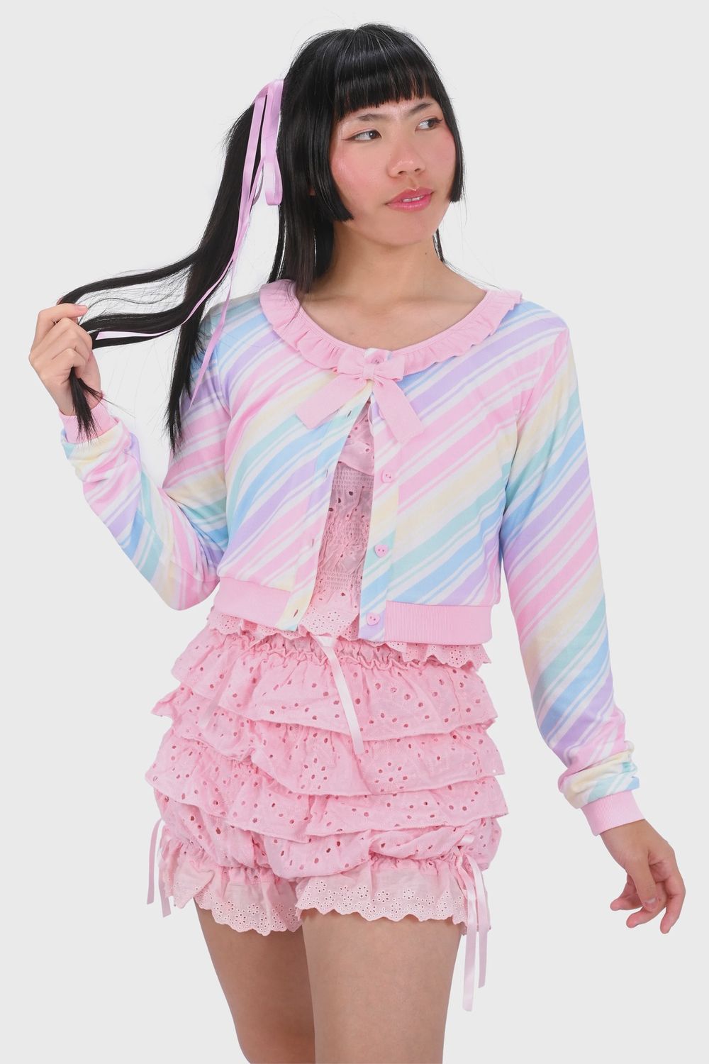 Candy Stripe Cardigan