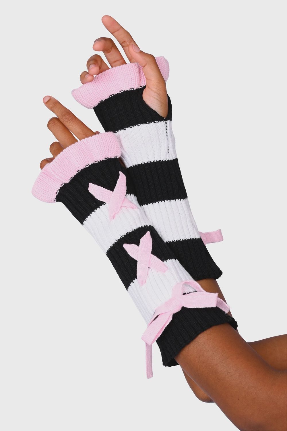 Bittersweet Stripe Arm Warmers