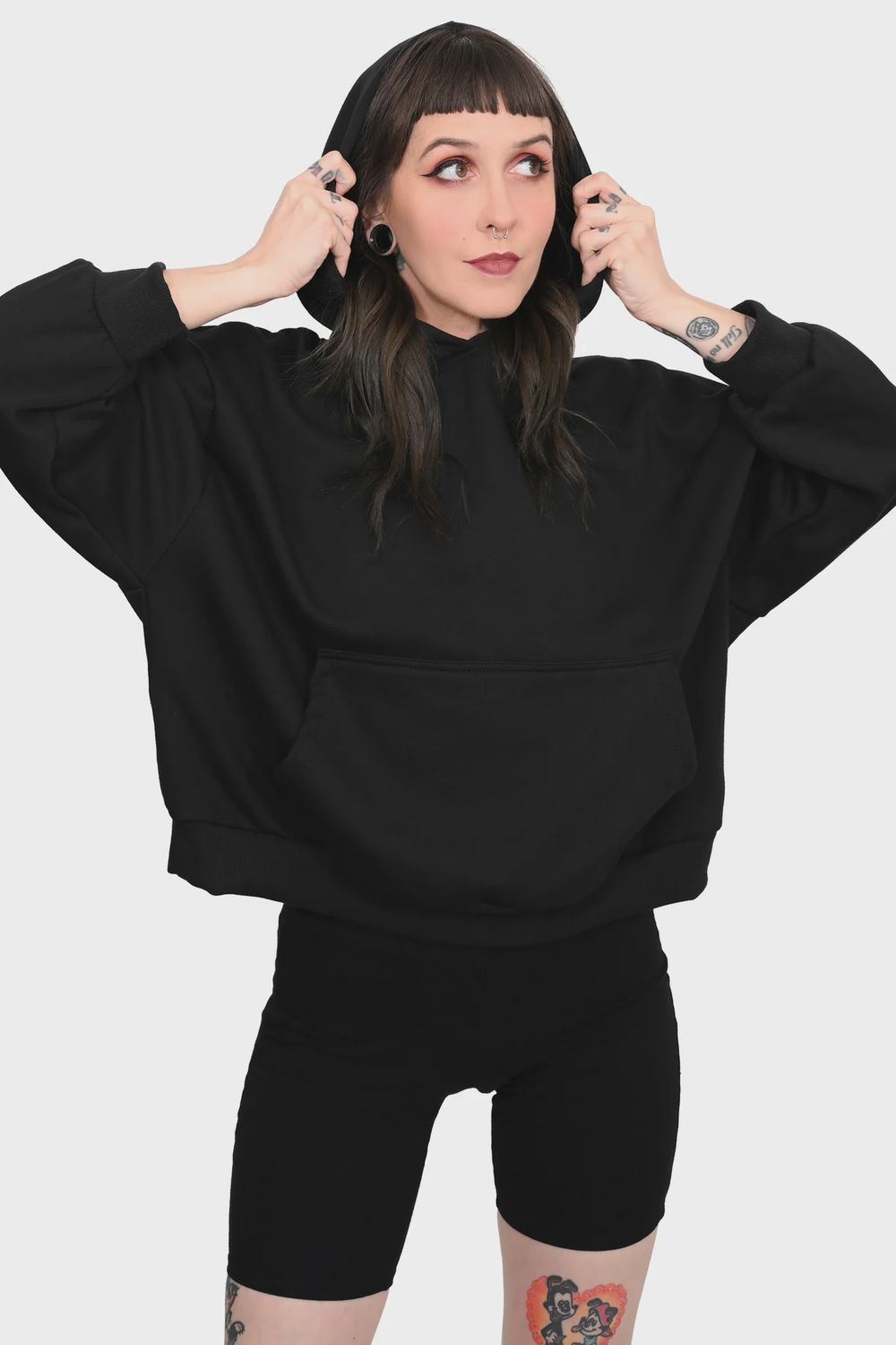 Hoodie Oversized Crop