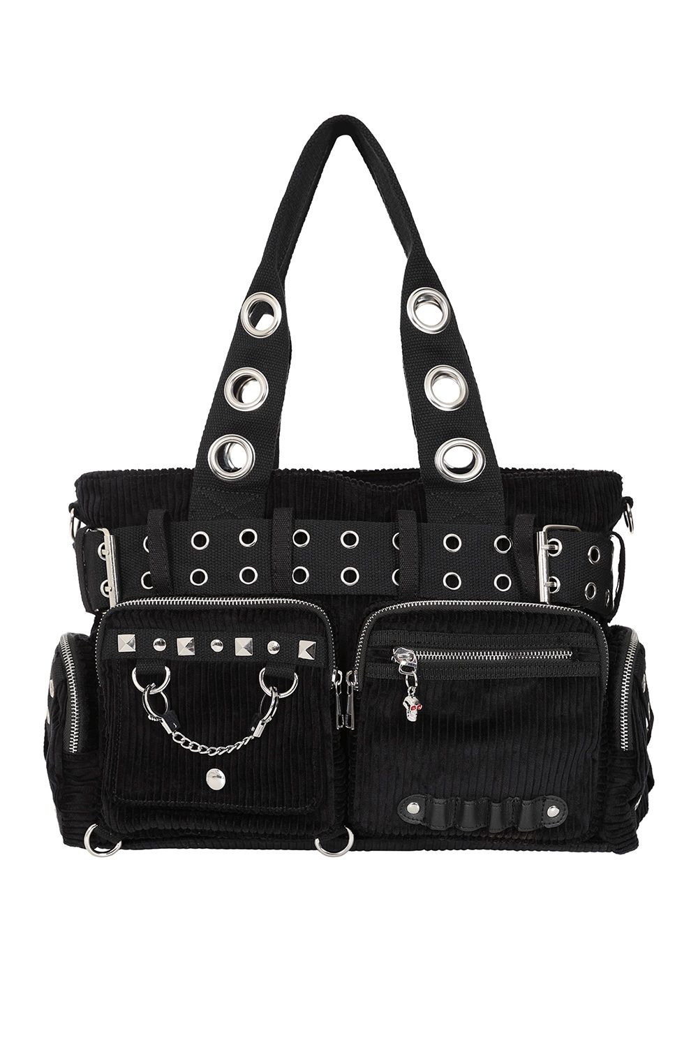 Sacoche Handcuff Velours Côtelé [BG34579]
