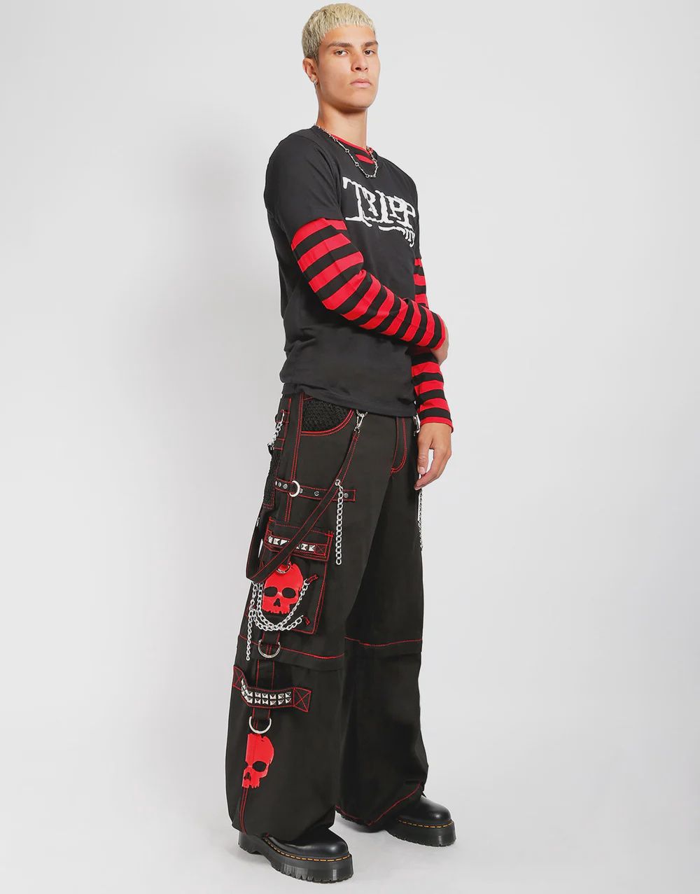 Super Skull Pants [AF3770M] [RED]