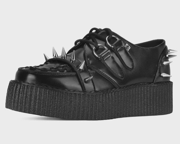 Souliers Leather Spiked Viva Mondo Creeper [V3341]