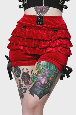 Bloomers Rosemary en Velours Rouge