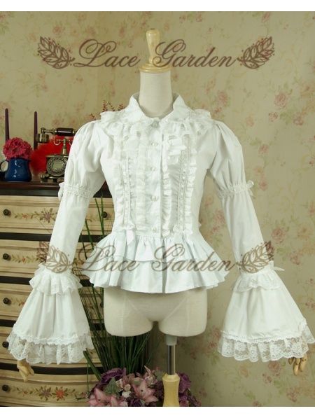 Blouse White Sweet Rococo [LG-0002]