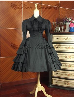 Robe Long Sleeves Classic Gothic [LG-0053]
