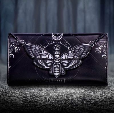 Portefeuille Death&#39;s Head Moth [B7258C25].