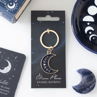 Porte-Clé Blue Moon Phase Crescent Moon [BM_62626]