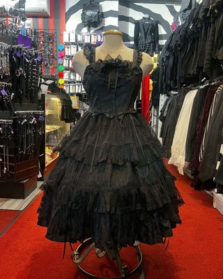 Tiered Ruffle Lace Dress [EYM-0054]