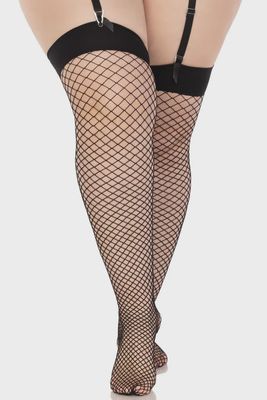 Bas Thigh Hi Fishnet [PLUS]  / LA9036Q