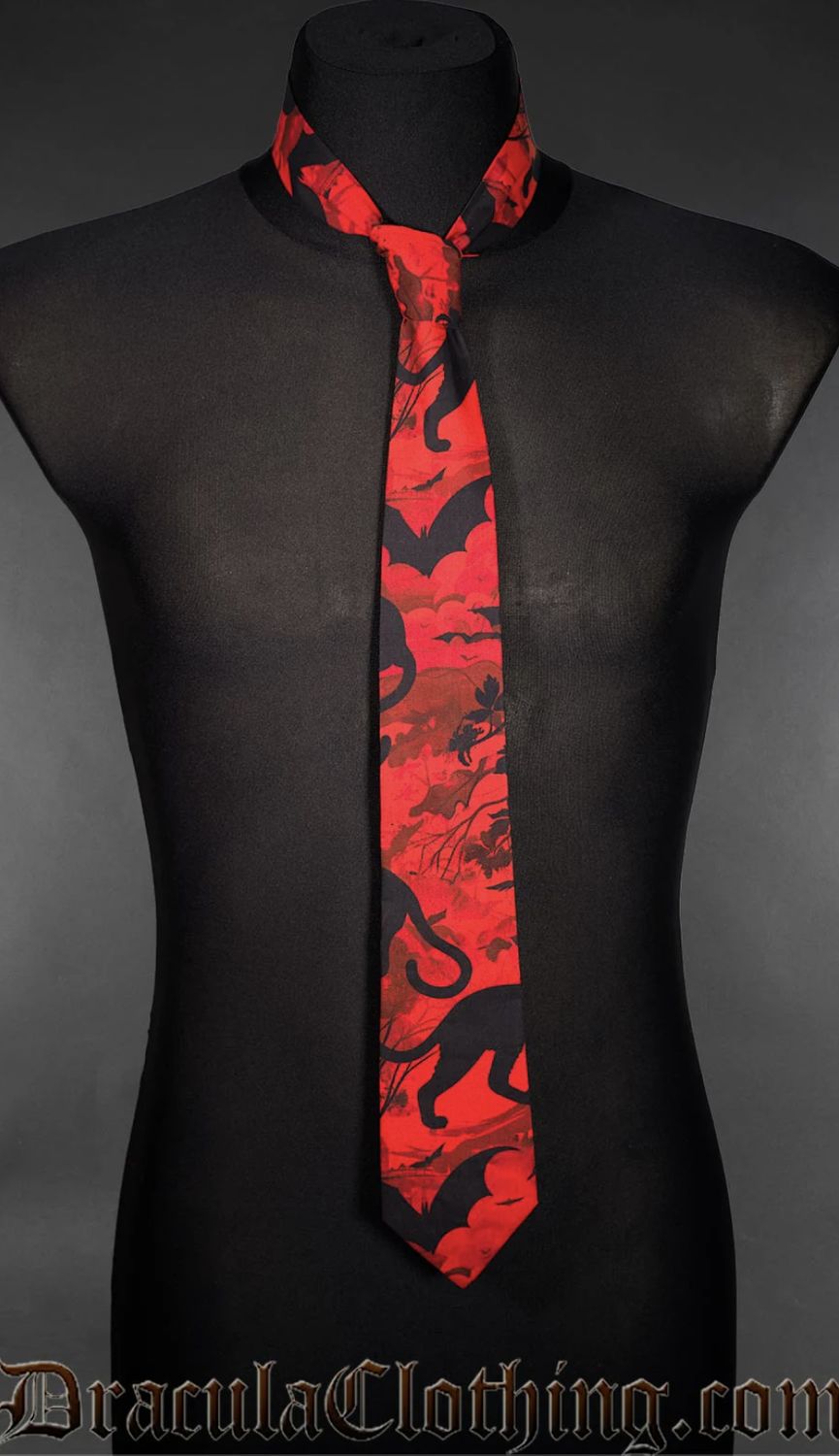 Cravate Bats and Cats