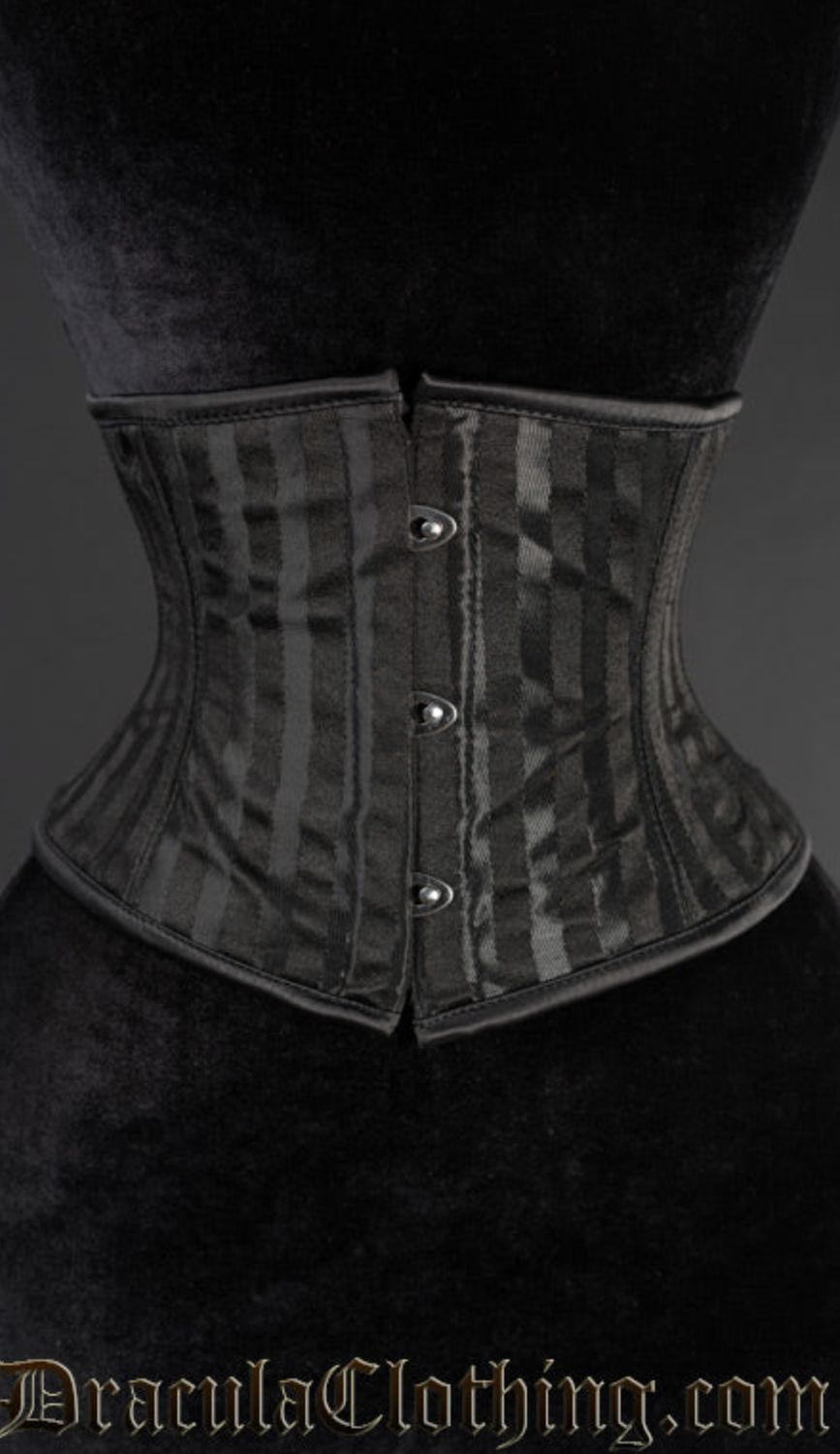 Corset Black Striped Waist Cincher