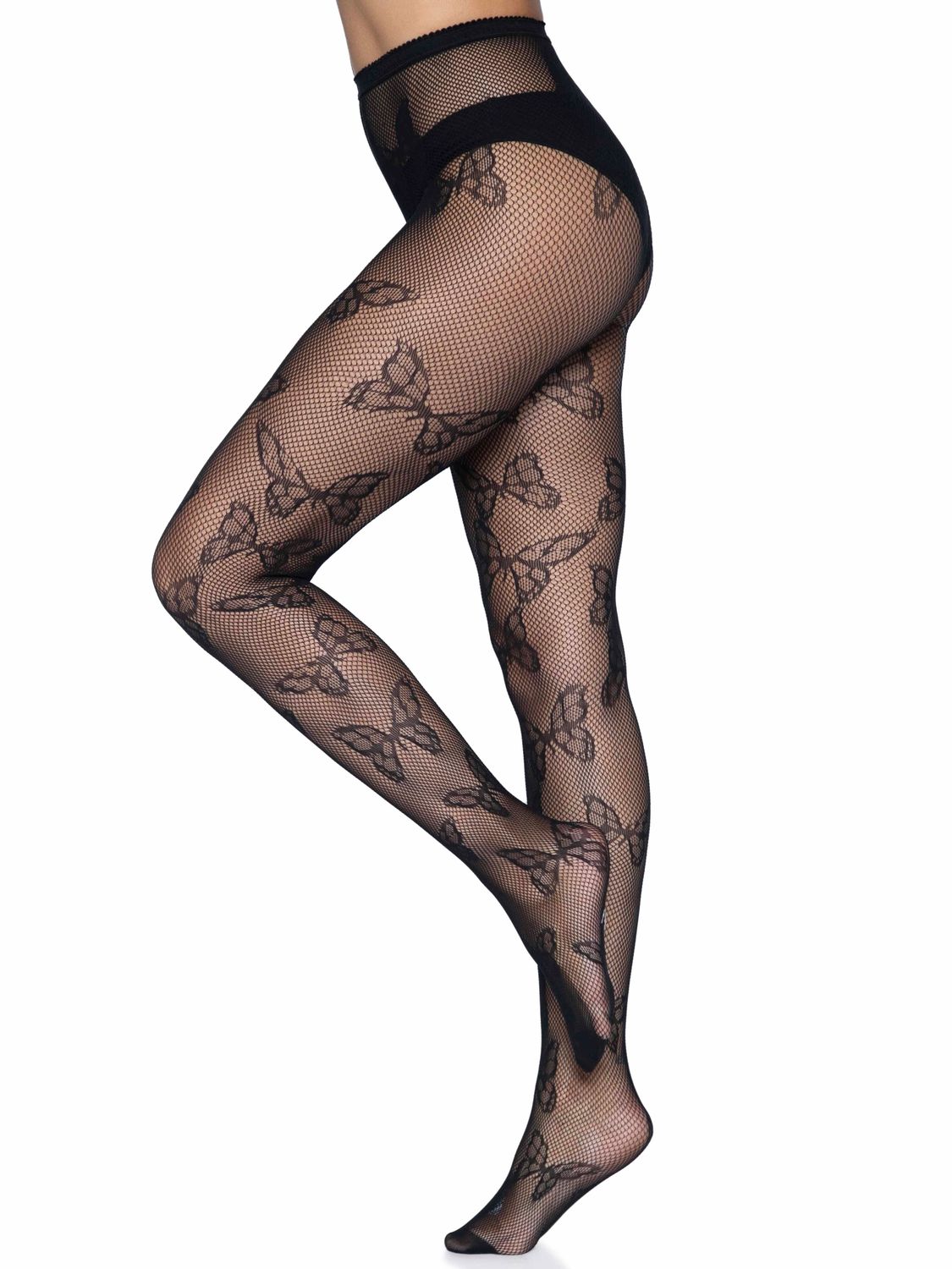 Bas Collants Butterfly Net / LA1412BK