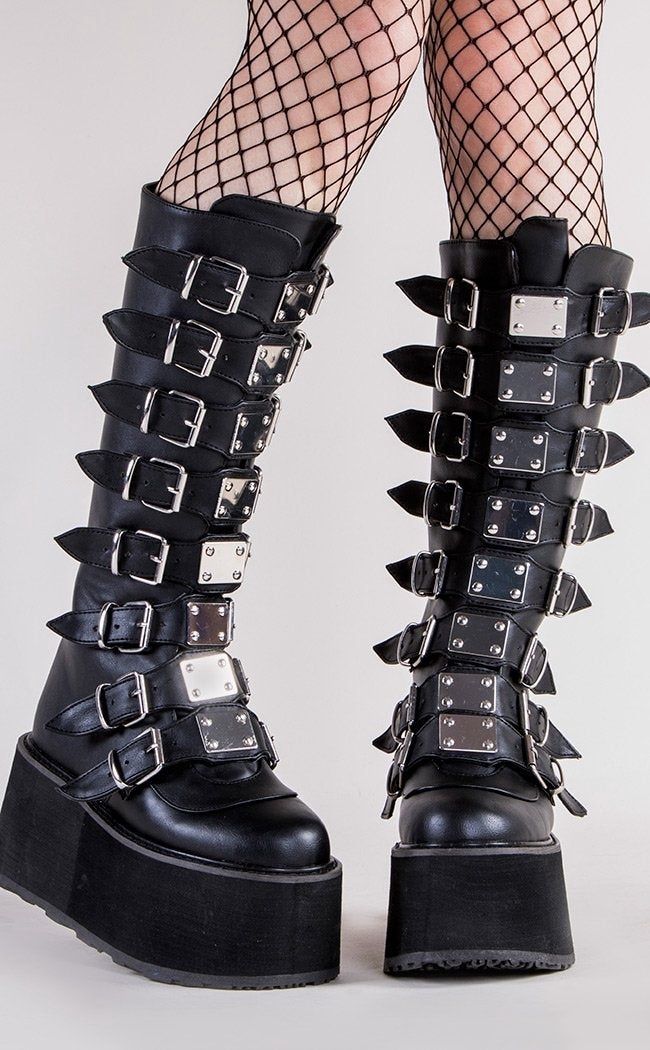 Knee-high Platform Boots DAM-318/BVL