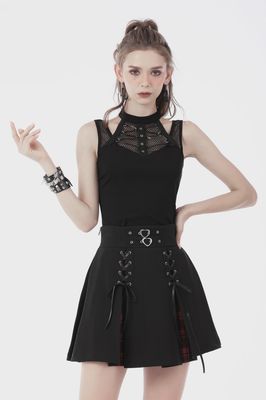 Halter Top with Mesh TW427