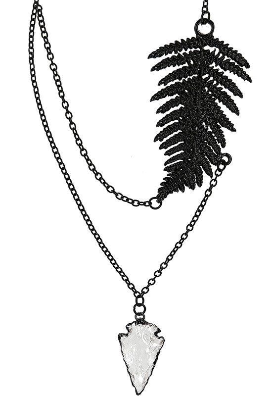 Fern Necklace [BLACK]