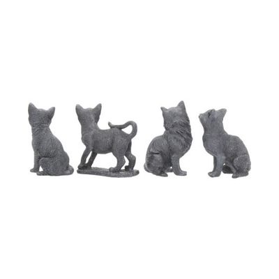 Lucky Black Cats Statuette