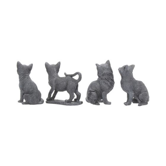 Lucky Black Cats Statuette