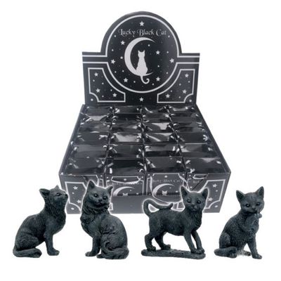 Lucky Black Cats Statuette