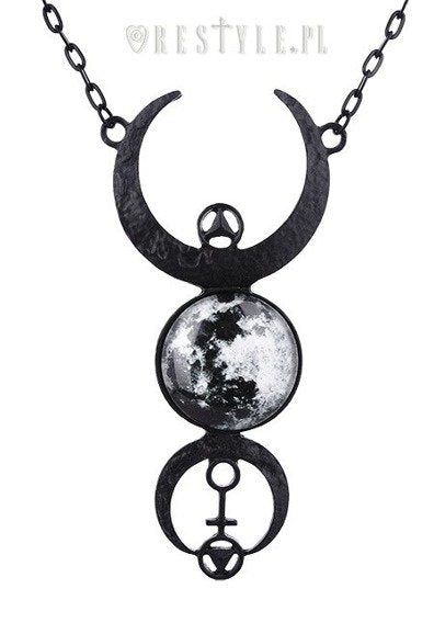 Full Moon Necklace [BLACK]
