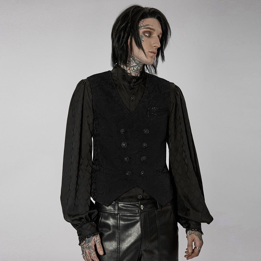Waistcoat WY-1436 [BLACK]