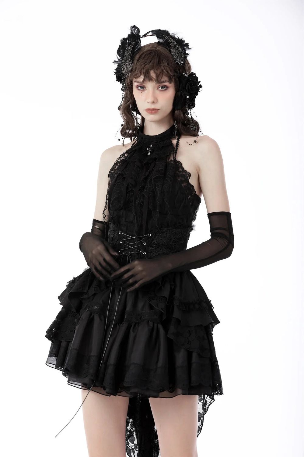 Lace Neck Tie ACK137