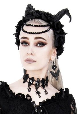 Angel Earrings [BLACK]